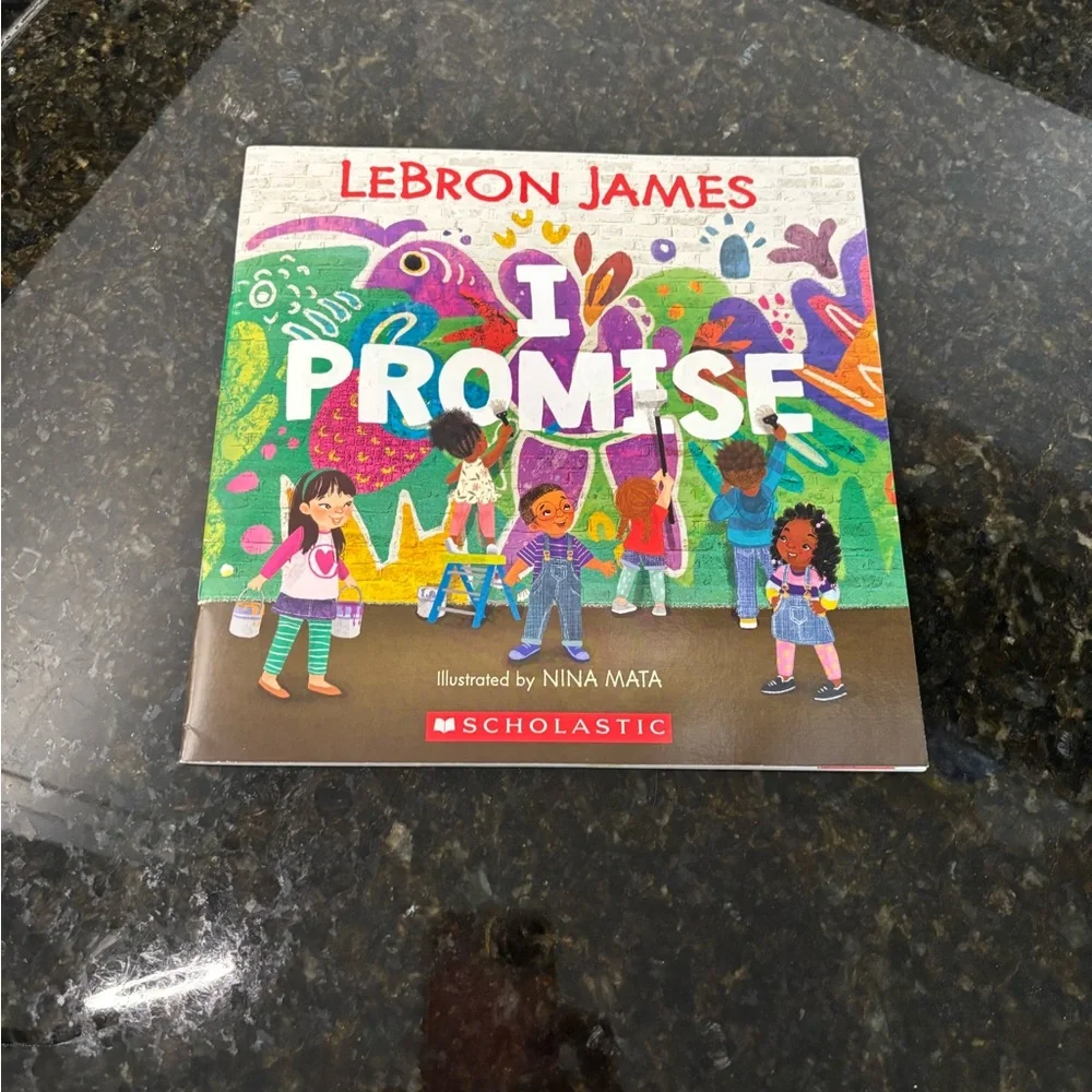 LeBron James Scholastic 'I Promise' Paperback Book